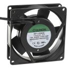 Sunon SF Series Axial Fan, 115 V ac, AC Operation, 63m³/h, 12W, 110mA Max, 92 x 92 x 25mm