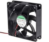 Sunon EE Series Axial Fan, 12 V dc, DC Operation, 87.5m³/h, 2W, 165mA Max, 92 x 92 x 25mm